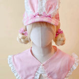 [Black Friday 2025] 本守造 • Strawberry Bunny Ears Gingham Cap