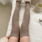 Get trendy with Soft Pastel Autumn Over Knee Socks Leg Warmer - Socks available at Peiliee Shop. Grab yours for $12 today!