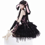 Get trendy with Japanese Idol Daily Performance Outfit Gothic Mini Dress - Dresses available at Peiliee Shop. Grab yours for $69 today!