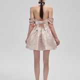 Fa Sogno Floral Ballerina Mini Dress