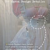 Silly Solkatt Alice’s Little Melody Pink Gingham Apron Set