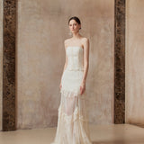 Fa Sogno Lacrimosa Moon Sonata Corset And Midi Skirt Set