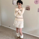 Get trendy with Sic Astra Coquette Doll hoodie sweater - Accessories available at Peiliee Shop. Grab yours for $49 today!