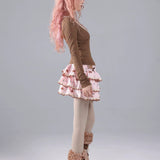 Rose Island Vintage Deer Polka Dots Socks Leg Warmers