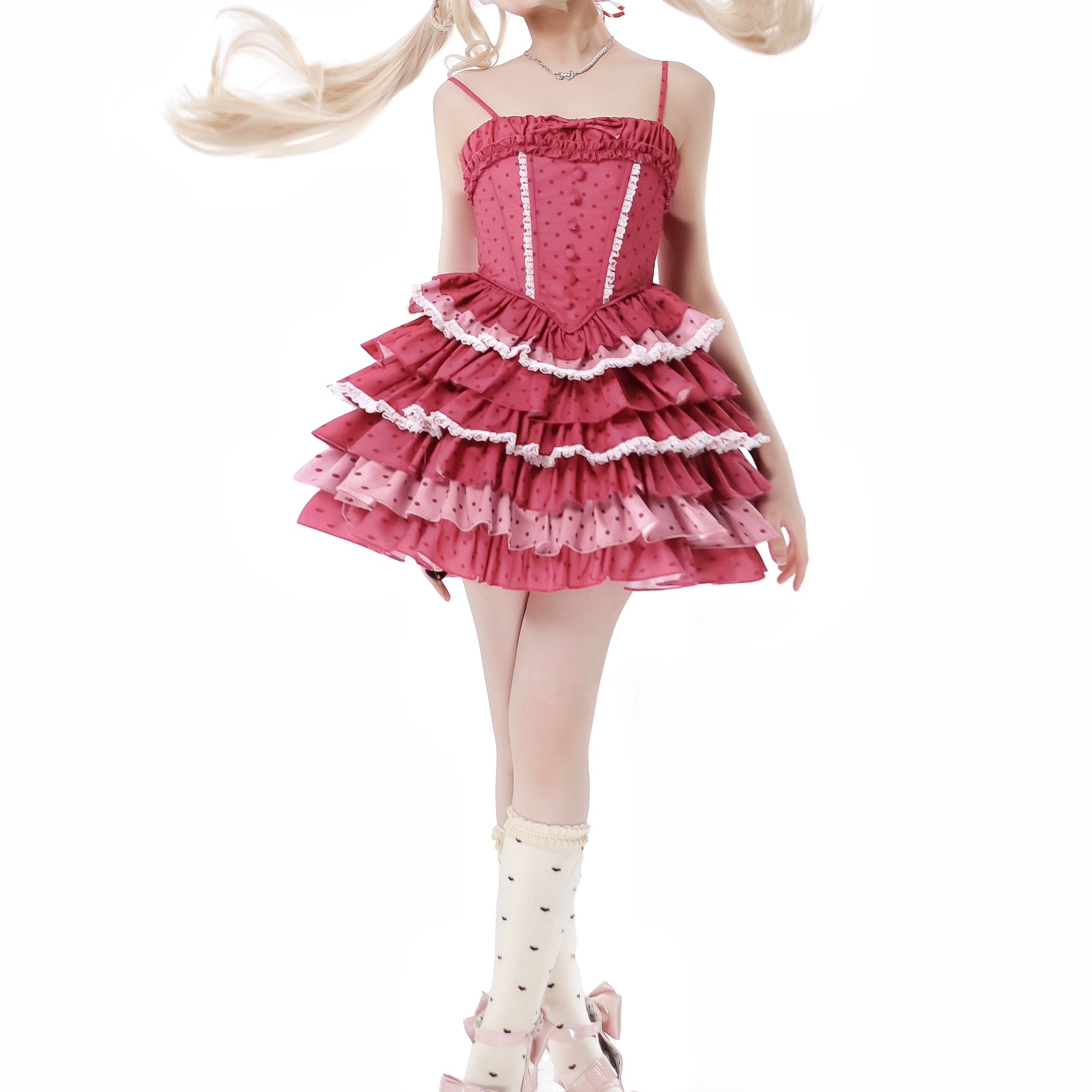 Get trendy with Attracted to what’s good for me - sweet Japanese Lolita Fashion Mini Dress - Dresses available at Peiliee Shop. Grab yours for $69 today!