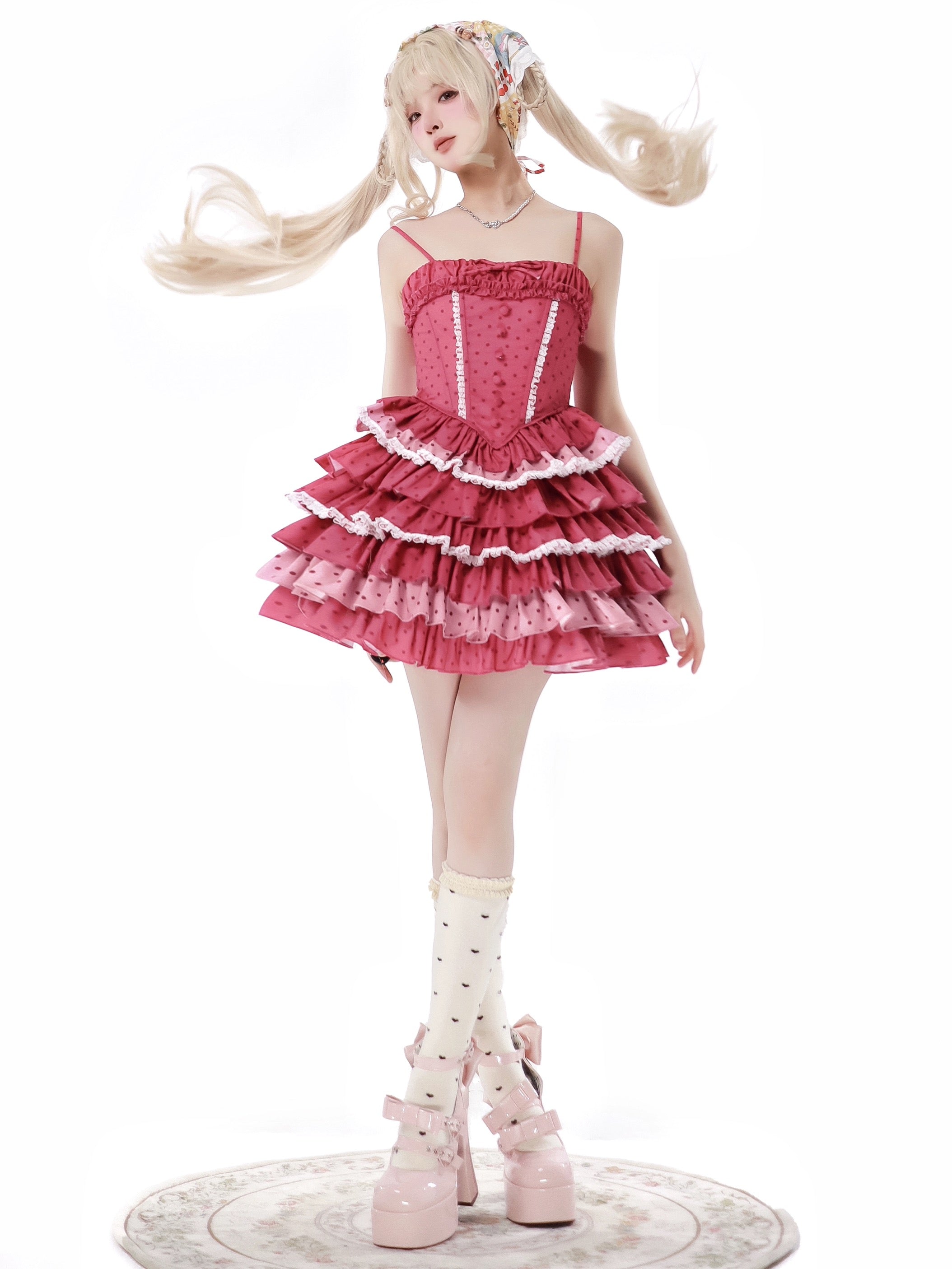 Get trendy with Attracted to what’s good for me - sweet Japanese Lolita Fashion Mini Dress - Dresses available at Peiliee Shop. Grab yours for $69 today!