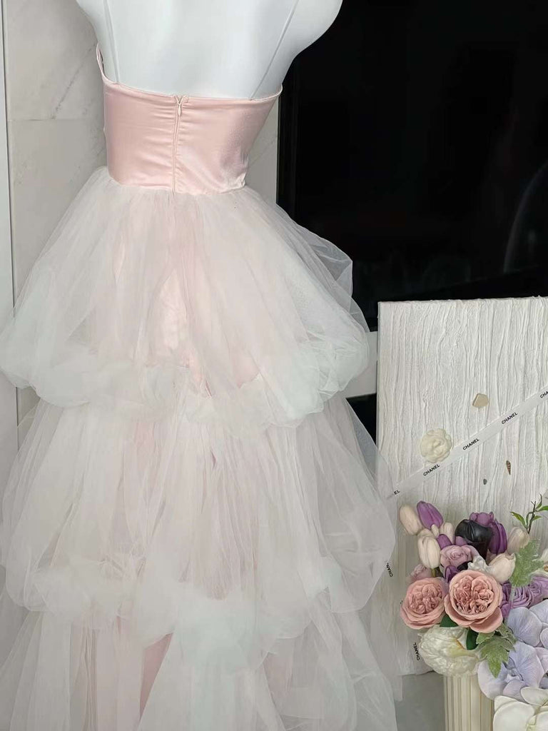Get trendy with Rosy Romance Princess Gown MIDI Dress - Dress available at Peiliee Shop. Grab yours for $108 today!