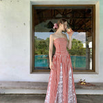 Get trendy with [SPOII UNOSA] Garden Dress Gingham Midi Dress Gown -  available at Peiliee Shop. Grab yours for $72 today!