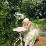 August Unicorn Cottage Ramie 100% Vegan Plant Fabric Dress