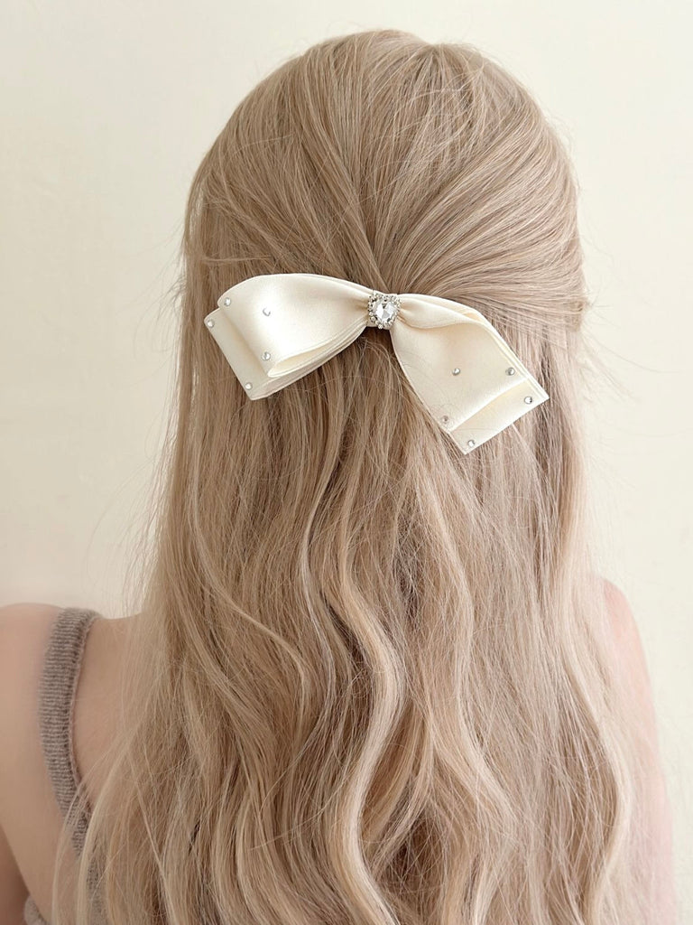 Angelic moment crystal ribbon hairpin - Premium  from Basic - Just $2.90! Shop now at Peiliee Shop