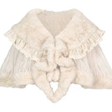 Blood Supply Winter Gala Faux Fur Cape