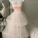 Rosy Romance Princess Gown MIDI Dress