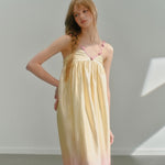 Get trendy with [UNOSA] Sun Kissed Petals Midi Dress Gown -  available at Peiliee Shop. Grab yours for $76 today!