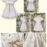 Rose Island Moss Garden Floral Lace Top