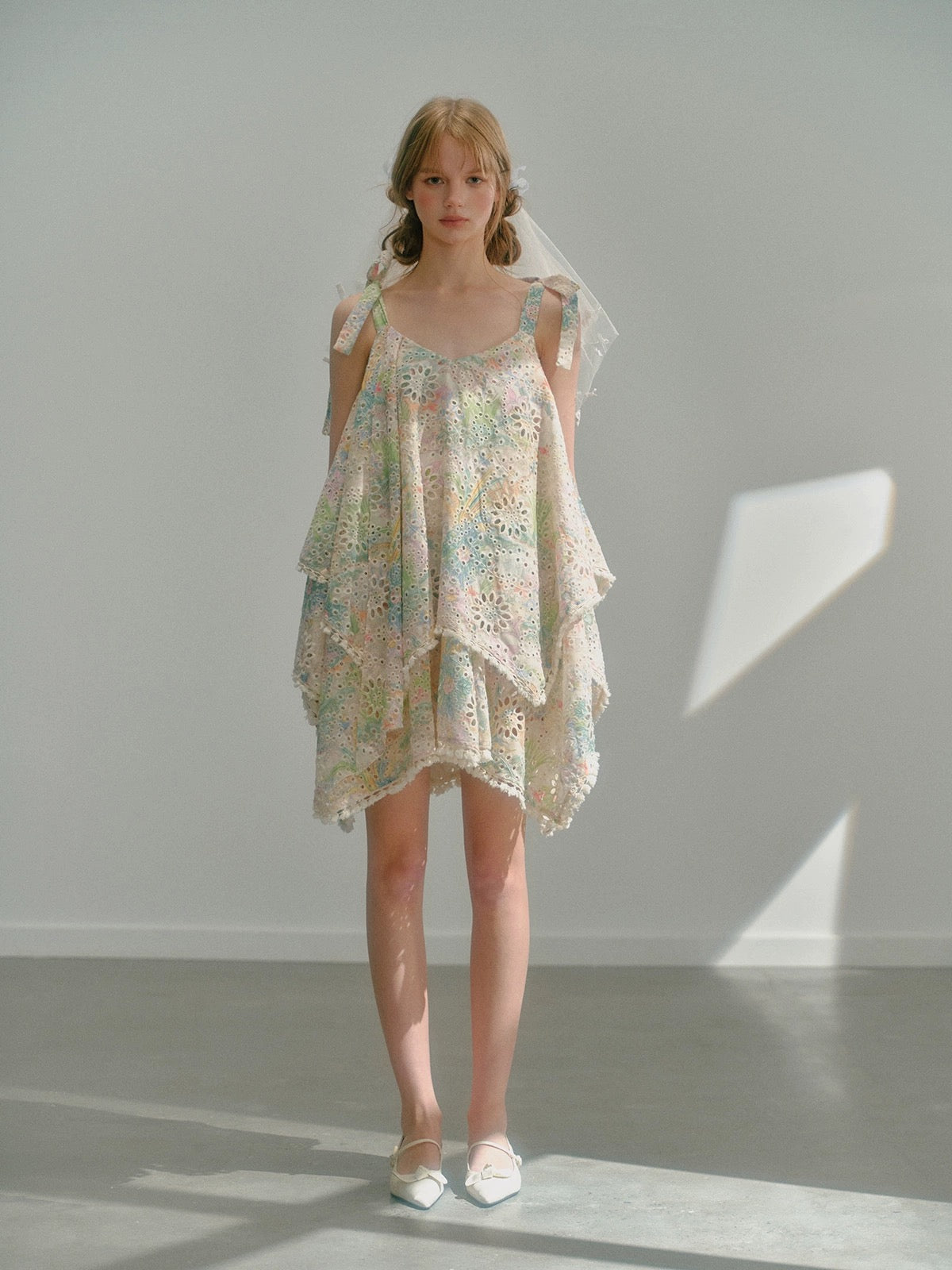 Get trendy with [UNOSA] Floral Fairy Dance Mini Dress -  available at Peiliee Shop. Grab yours for $76 today!