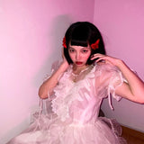 Get trendy with [August Unicorn] Angelic Aura Handmade Silk Outer Dress - Dresses available at Peiliee Shop. Grab yours for $198 today!