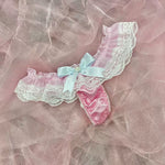 Get trendy with [Handmade lingerie] Call me babydoll - satin panties -  available at Peiliee Shop. Grab yours for $10.90 today!