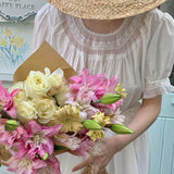 [Tailor Made] Cotton Belle Vintage Princess Style Handmade Cotton Dress