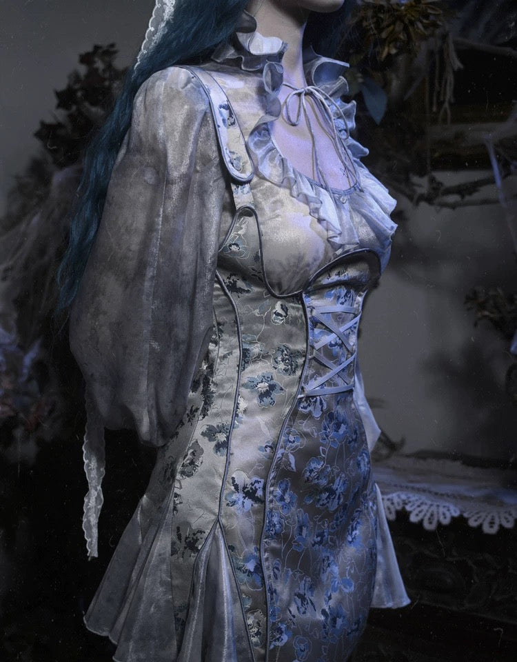 corpse bride prom dress A Hauntingly Beautiful Corpse Bride Editorial Rock n Roll Bride