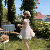 Doll’s Holiday Vintage Babydoll Mini Dress Pink