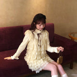 Rose Candy · Vanilla Mousse Lace Dress