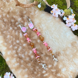 [Made in US] Diiioneya Handmade Sakura Garden Deer Clips