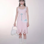 Get trendy with [Rose Island] Bunny Elf Knitted Dress -  available at Peiliee Shop. Grab yours for $71 today!