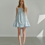 Get trendy with [UNOSA] Baby Blue Mini Dress -  available at Peiliee Shop. Grab yours for $52 today!