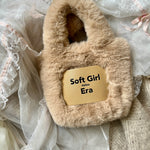 Get trendy with Soft Girl Era Faux Fur Mini Hand Bag -  available at Peiliee Shop. Grab yours for $15 today!