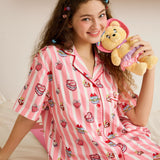Sleepy Fairy Happy Birthday Pajama Set Short Sleeve & Shorts