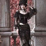 Get trendy with [Blood Supply] Halloween Lantern Lace Top - Clothing available at Peiliee Shop. Grab yours for $42 today!