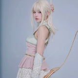 Get trendy with Rose Island AW24 Elf Guardian - The Girl Fairy Angel Mini Dress - Crop Top available at Peiliee Shop. Grab yours for $38 today!