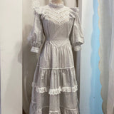 Get trendy with [Customized] Cottage Dream Vintage Inspired Maxi Dress - Dress available at Peiliee Shop. Grab yours for $168 today!