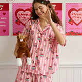 Sleepy Fairy Happy Birthday Pajama Set Short Sleeve & Shorts