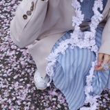 [Customized] The First Snow Hand Knitted Scarf