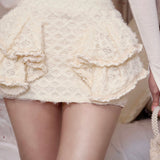 Blood Supply Winter Gala Knit Skirt with Shorts under