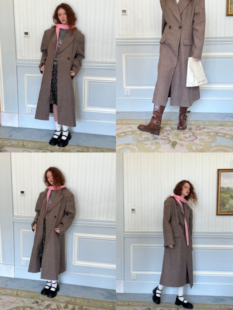 [KV72] Vintage Princess Woolen Overcoat - Premium  from KV72 - Just $93! Shop now at Peiliee Shop
