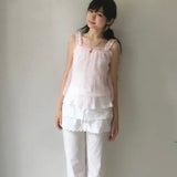 SicAstra Flower Diary Pink Mist Camisole Top