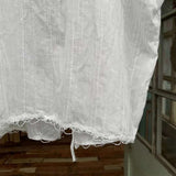 Get trendy with [Tailor Made] Angel Garden Handmade Crop Top Linne Tank -  available at Peiliee Shop. Grab yours for $65 today!