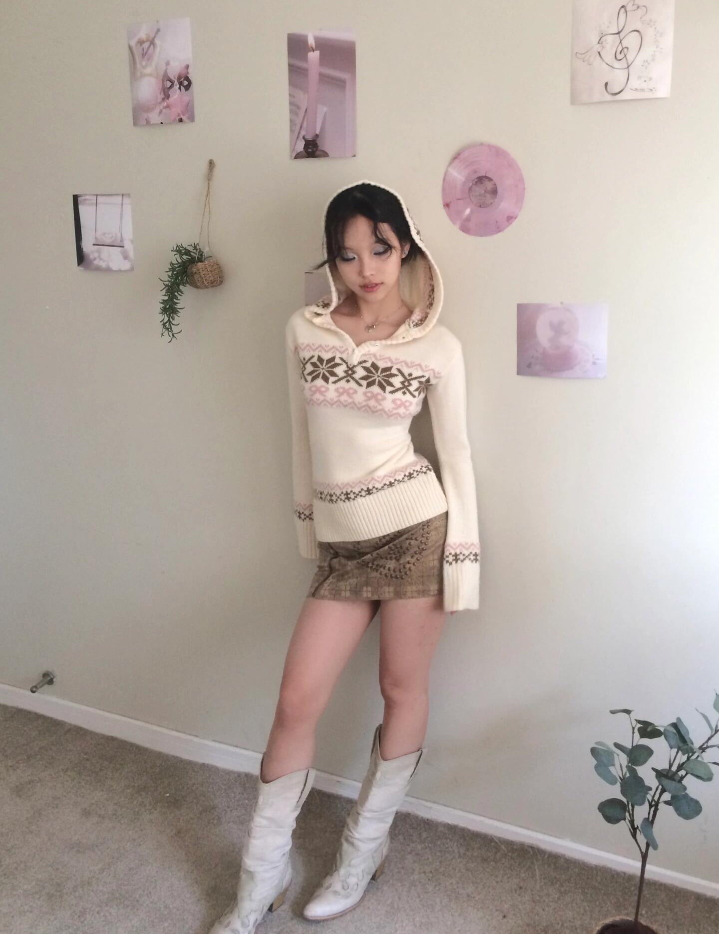 Get trendy with Sic Astra Coquette Doll hoodie sweater - Accessories available at Peiliee Shop. Grab yours for $49 today!