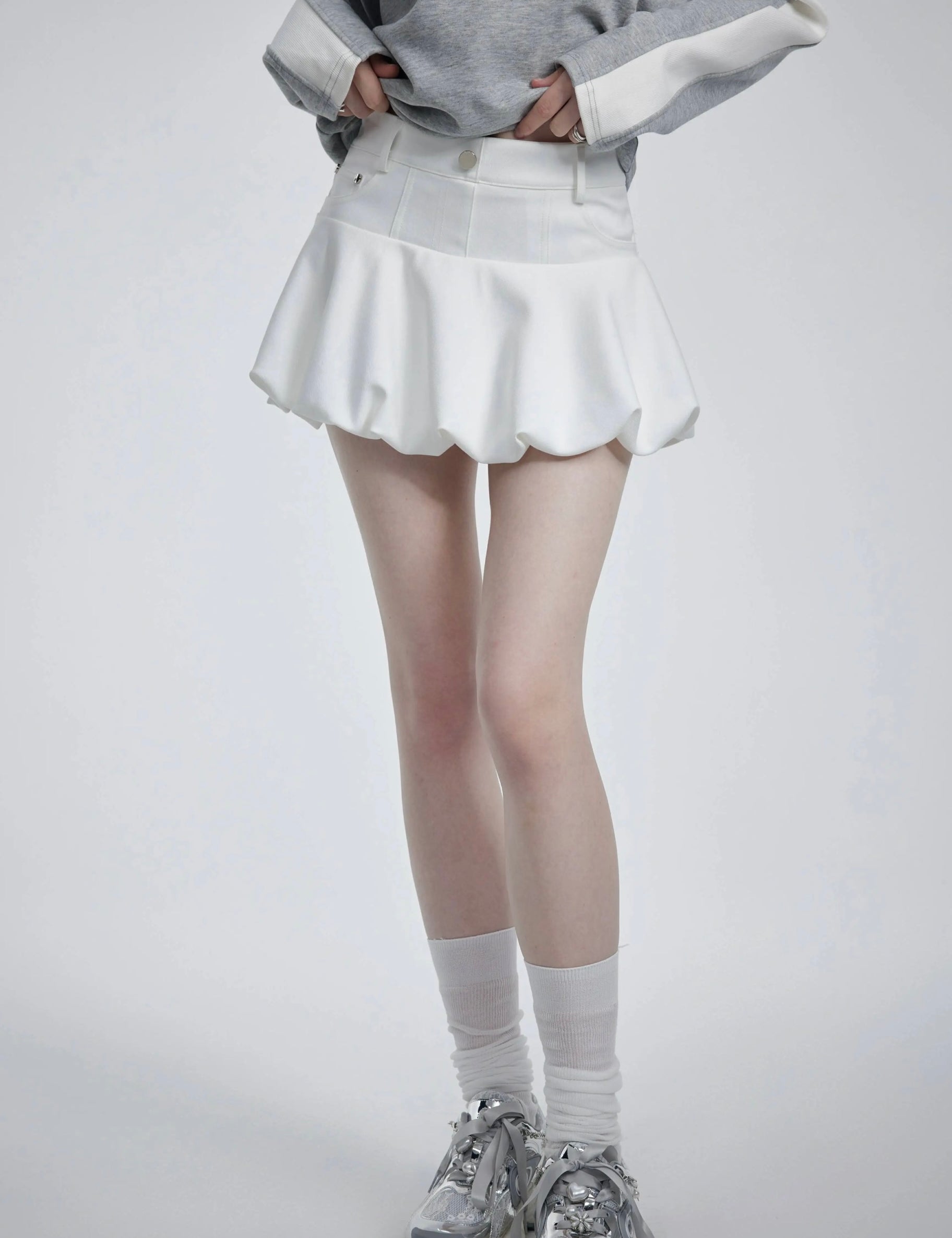 Get trendy with [Customizable] Flower Power Mini Skirt -  available at Peiliee Shop. Grab yours for $39 today!