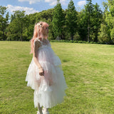 Get trendy with [August Unicorn] Angelic Mist Handmade Outer Princess Dress - Dresses available at Peiliee Shop. Grab yours for $116 today!
