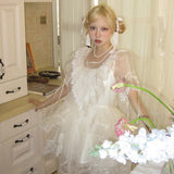 [August Unicron] Angel’s Wedding Silk Handmade Dress