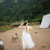 Get trendy with [Tailor Made] Angelic Moment Handmade Cotton Dress -  available at Peiliee Shop. Grab yours for $89 today!