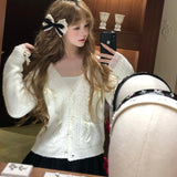 SheepKiss The Nutcracker Ballet Soft Girl Wool Cardigan