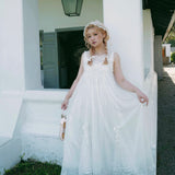 Sublunary Swan Lake Silk Sleeveless Gown