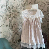 Rose Candy Summer Rose Cottage Bella Babydoll Mini Dress