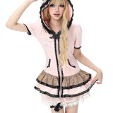 BunnyBite Gyaru Kitty Ear Hoodie Dress
