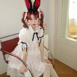 August Unicorn Wonderland Maid Stripe Dress