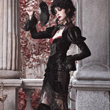 Get trendy with [Blood Supply] Witchcraft Cardigan - Clothing available at Peiliee Shop. Grab yours for $47 today!